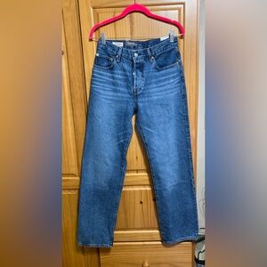 Levi's Blue Straight Leg Jeans